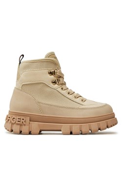 Tommy Hilfiger Trzewiki Lace-Up Bootie T3A5-33602-1698 M Beżowy - id: 0000304428074 - marki Tommy Hilfiger - 182726118 Tommy Hilfiger Trzewiki Lace-Up Bootie T3A5-33602-1698 M Beżowy ze sklepu MODIVO w kategorii Buty zimowe dziecięce - zdjęcie 182726118