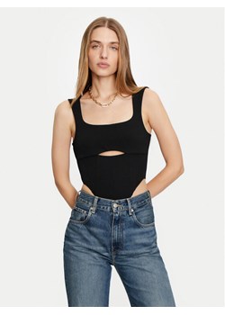 ViCOLO Body TS0377 Czarny Slim Fit ze sklepu MODIVO w kategorii Body damskie - zdjęcie 182726148