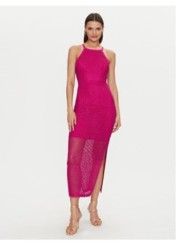 Guess Sukienka letnia W4YK50 Z37G0 Różowy Regular Fit ze sklepu MODIVO w kategorii Sukienki - zdjęcie 182726179