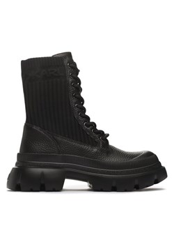 KARL LAGERFELD Trapery KL43573 Czarny ze sklepu MODIVO w kategorii Workery damskie - zdjęcie 182726278