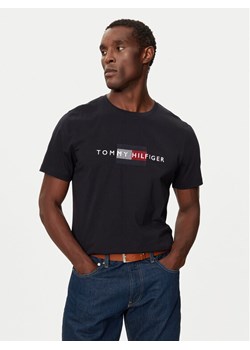 Tommy Hilfiger T-Shirt MW0MW36455 Granatowy Regular Fit ze sklepu MODIVO w kategorii T-shirty męskie - zdjęcie 182726279