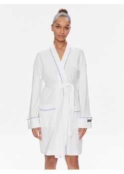 DKNY Szlafrok YI10008 Biały ze sklepu MODIVO w kategorii Szlafroki damskie - zdjęcie 182726317