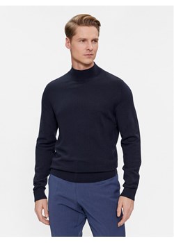 Calvin Klein Sweter Superior K10K110424 Granatowy Regular Fit ze sklepu MODIVO w kategorii Swetry męskie - zdjęcie 182726319