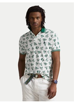 Polo Ralph Lauren Polo 710963484001 Biały Custom Slim Fit ze sklepu MODIVO w kategorii T-shirty męskie - zdjęcie 182726349