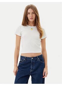 ONLY T-Shirt Daniella 15350554 Biały Slim Fit ze sklepu MODIVO w kategorii Bluzki damskie - zdjęcie 182726367