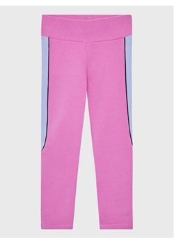 United Colors Of Benetton Legginsy 3GNSCF02D Różowy Regular Fit ze sklepu MODIVO w kategorii Spodnie dziewczęce - zdjęcie 182726427