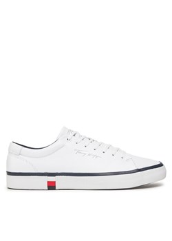 Tommy Hilfiger Sneakersy Modern Vulc Corporate Leather FM0FM04922 Biały ze sklepu MODIVO w kategorii Trampki męskie - zdjęcie 182726497