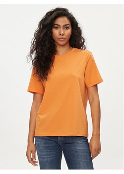 Pieces T-Shirt Ria 17086970 Pomarańczowy Regular Fit ze sklepu MODIVO w kategorii Bluzki damskie - zdjęcie 182726499