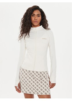 Guess Bluza Marika V4YP12 KCD02 Beżowy Slim Fit ze sklepu MODIVO w kategorii Bluzy damskie - zdjęcie 182726595
