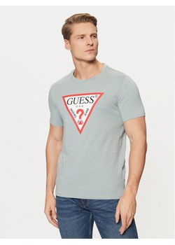 Guess T-Shirt M2YI71 I3Z14 Szary Slim Fit ze sklepu MODIVO w kategorii T-shirty męskie - zdjęcie 182726617