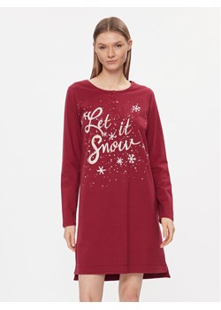 Triumph Koszula nocna Winter Moments NDK Buttons X 10216529 Czerwony ze sklepu MODIVO w kategorii Koszule nocne - zdjęcie 182726686