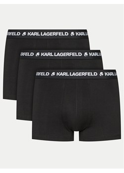 KARL LAGERFELD Komplet 3 par bokserek 240M2110 Czarny ze sklepu MODIVO w kategorii Majtki męskie - zdjęcie 182726838