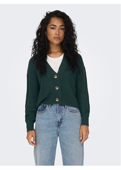 ONLY Kardigan 15211521 Zielony Regular Fit ze sklepu MODIVO w kategorii Swetry damskie - zdjęcie 182726848