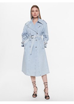 Pinko Trencz Partita 100586 A0MX Niebieski Regular Fit ze sklepu MODIVO w kategorii Płaszcze damskie - zdjęcie 182726908