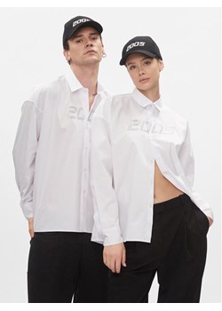 2005 Koszula Glittered Biały Relaxed Fit ze sklepu MODIVO w kategorii Koszule męskie - zdjęcie 182726918