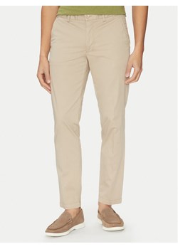 BOSS Chinosy H-Kaiton1 50540650 Beżowy Slim Fit ze sklepu MODIVO w kategorii Spodnie męskie - zdjęcie 182726958