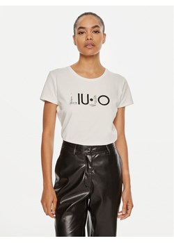 Liu Jo T-Shirt TF4312 JS088 Écru Regular Fit ze sklepu MODIVO w kategorii Bluzki damskie - zdjęcie 182727027