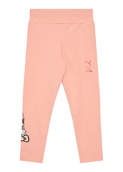 Puma Legginsy PUMA X Hello Kitty And Friends 630064 Koralowy Slim Fit ze sklepu MODIVO w kategorii Spodnie dziewczęce - zdjęcie 182727038