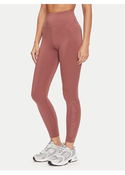 Calvin Klein Performance Legginsy 00GWF4L636 Fioletowy Slim Fit ze sklepu MODIVO w kategorii Spodnie damskie - zdjęcie 182727057