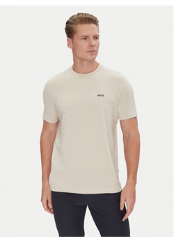 BOSS T-Shirt 50506373 Beżowy Regular Fit ze sklepu MODIVO w kategorii T-shirty męskie - zdjęcie 182727085