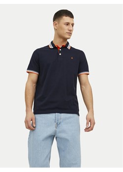 Jack&Jones Polo Paulos 12136668 Granatowy Slim Fit ze sklepu MODIVO w kategorii T-shirty męskie - zdjęcie 182727128