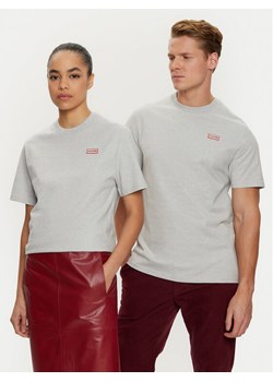 Hunter T-Shirt HARU0006242 Szary Regular Fit ze sklepu MODIVO w kategorii Bluzki damskie - zdjęcie 182727138