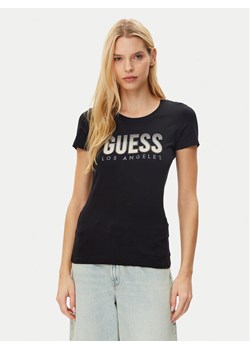Guess T-Shirt W5GI14 J1314 Czarny Regular Fit ze sklepu MODIVO w kategorii Bluzki damskie - zdjęcie 182727295