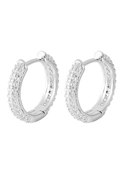 ICED STUFF Kolczyki Diamond Ring Białe złoto ze sklepu MODIVO w kategorii Kolczyki - zdjęcie 182727316