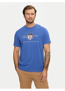 Gant T-Shirt Archive Shield 2003199 Niebieski Regular Fit - id: 0000304179150 - marki Gant - 182727336 Gant T-Shirt Archive Shield 2003199 Niebieski Regular Fit ze sklepu MODIVO w kategorii T-shirty męskie - zdjęcie 182727336