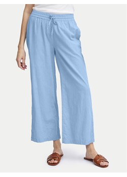 Fransa Spodnie materiałowe 20614576 Niebieski Relaxed Fit ze sklepu MODIVO w kategorii Spodnie damskie - zdjęcie 182727358