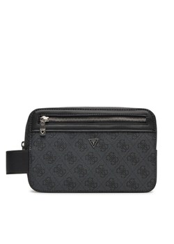 Guess Kosmetyczka PMLOLO P5239 Czarny ze sklepu MODIVO w kategorii Kosmetyczki - zdjęcie 182727395
