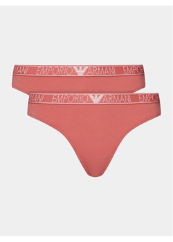 Emporio Armani Underwear Komplet 2 par stringów 163333 4R223 05373 Różowy ze sklepu MODIVO w kategorii Majtki damskie - zdjęcie 182727475
