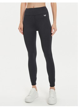 Roxy Legginsy Everyday Flow ERJNP03590 Czarny Slim Fit ze sklepu MODIVO w kategorii Spodnie damskie - zdjęcie 182727536