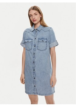 Noisy May Sukienka jeansowa New Signe 27030041 Niebieski Loose Fit ze sklepu MODIVO w kategorii Sukienki - zdjęcie 182727587