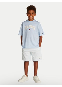 Tommy Hilfiger T-Shirt Varsity KB0KB09533 S Błękitny Regular Fit ze sklepu MODIVO w kategorii T-shirty chłopięce - zdjęcie 182727727