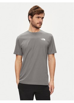 The North Face T-Shirt Redbox NF0A87NP Szary Regular Fit ze sklepu MODIVO w kategorii T-shirty męskie - zdjęcie 182727746