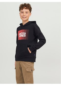 Jack&Jones Junior Bluza 12237459 Czarny Regular Fit - id: 0000302309429 - marki Jack & Jones Junior - 182727757 Jack&Jones Junior Bluza 12237459 Czarny Regular Fit ze sklepu MODIVO w kategorii Bluzy chłopięce - zdjęcie 182727757