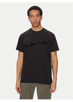 G-Star Raw T-Shirt Floock G-Script D25148-C784 Czarny Regular Fit ze sklepu MODIVO w kategorii T-shirty męskie - zdjęcie 182727796
