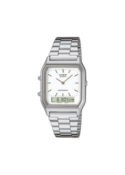 Casio Zegarek AQ-230A-7DMQYES Srebrny ze sklepu MODIVO w kategorii Zegarki - zdjęcie 182727908