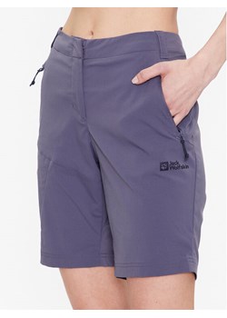 Jack Wolfskin Szorty sportowe Glastal 1508171 Szary Regular Fit ze sklepu MODIVO w kategorii Szorty - zdjęcie 182728097