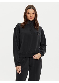 Guess Bluza V5RQ10 KCAY2 Czarny Regular Fit ze sklepu MODIVO w kategorii Bluzy damskie - zdjęcie 182728139