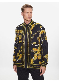 Versace Jeans Couture Koszula 75GAL2RC Czarny Regular Fit ze sklepu MODIVO w kategorii Koszule męskie - zdjęcie 182728176