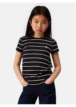 Calvin Klein Jeans Komplet 2 t-shirtów IG0IG02741 Czarny Slim Fit ze sklepu MODIVO w kategorii Bluzki dziewczęce - zdjęcie 182728236