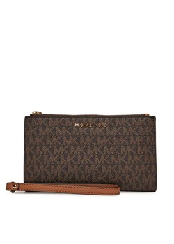 MICHAEL Michael Kors Duży Portfel Damski 32F1GJ6W4B Brązowy ze sklepu MODIVO w kategorii Portfele damskie - zdjęcie 182728288