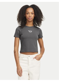 JJXX T-Shirt Gigi 12277657 Szary Stretch Fit ze sklepu MODIVO w kategorii Bluzki damskie - zdjęcie 182728426