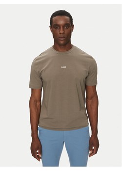 BOSS T-Shirt Tchup 50473278 Beżowy Relaxed Fit ze sklepu MODIVO w kategorii T-shirty męskie - zdjęcie 182728448