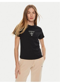 Guess T-Shirt Colette V4YI21 KCDH1 Czarny Regular Fit ze sklepu MODIVO w kategorii Bluzki damskie - zdjęcie 182728619