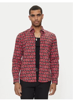 Hugo Koszula Ermo 50519638 Czerwony Slim Fit ze sklepu MODIVO w kategorii Koszule męskie - zdjęcie 182728627