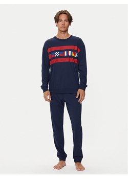 United Colors Of Benetton Piżama 3VD04P02D Granatowy Regular Fit ze sklepu MODIVO w kategorii Piżamy męskie - zdjęcie 182728799