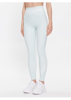 Guess Legginsy Davina V3GB12 MC049 Zielony Slim Fit ze sklepu MODIVO w kategorii Spodnie damskie - zdjęcie 182729127